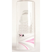 Гелевая прозрачная насадка с 2 отростками - 13 см. - Toyfa Basic - в Нижнем Тагиле купить с доставкой