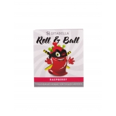 Стимулирующий презерватив-насадка Roll   Ball Raspberry - Sitabella - купить с доставкой в Нижнем Тагиле