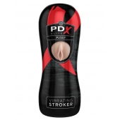 Мастурбатор-вагина Vibrating Pussy Stroker с вибрацией - Pipedream - в Нижнем Тагиле купить с доставкой