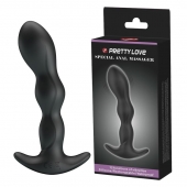 Черный анальный стимулятор простаты с вибрацией Special Anal Massager - 14,5 см. - Baile - в Нижнем Тагиле купить с доставкой