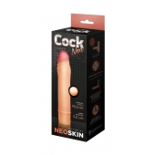 Телесная насадка-удлинитель из неоскин - 19,5 см. - LOVETOY (А-Полимер) - в Нижнем Тагиле купить с доставкой