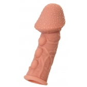 Насадка на фаллос с пузыриками, венками и ребристостью KOKOS Extreme Sleeve 09 - 12,7 см. - KOKOS - в Нижнем Тагиле купить с доставкой