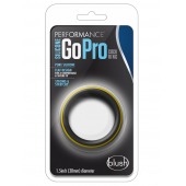 Черно-желтое силиконовое эрекционное кольцо Silicone Go Pro Cock Ring - Blush Novelties - в Нижнем Тагиле купить с доставкой