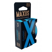 Классические презервативы в железном кейсе MAXUS Classic - 3 шт. - Maxus - купить с доставкой в Нижнем Тагиле