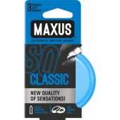 Классические презервативы в железном кейсе MAXUS Classic - 3 шт. - Maxus - купить с доставкой в Нижнем Тагиле