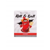 Стимулирующий презерватив-насадка Roll   Ball Cherry - Sitabella - купить с доставкой в Нижнем Тагиле
