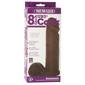 Насадка-реалистик Vac-U-Lock 8  ULTRASKYN Cock - 20,6 см. - Doc Johnson - купить с доставкой в Нижнем Тагиле
