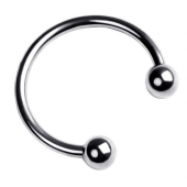 Серебристая подкова на головку пениса - ToyFa - купить с доставкой в Нижнем Тагиле