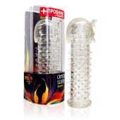 Закрытая прозрачная насадка на пенис Crystal Sleeve Faraon - 13,5 см. - Erowoman-Eroman - в Нижнем Тагиле купить с доставкой