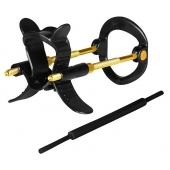 Черно-золотистый экстендер для пениса Sex Expert - Sex Expert - в Нижнем Тагиле купить с доставкой