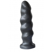 Черная насадка на трусики харнесс Platinum - 16 см. - LOVETOY (А-Полимер) - купить с доставкой в Нижнем Тагиле