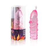Закрытая рельефная насадка Crystal sleeve snakes в виде змеи с усиками - 14 см. - Erowoman-Eroman - в Нижнем Тагиле купить с доставкой