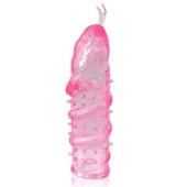 Закрытая рельефная насадка Crystal sleeve snakes в виде змеи с усиками - 14 см. - Erowoman-Eroman - в Нижнем Тагиле купить с доставкой