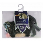 Черный пояс-трусики с двумя насадками Soft-Dolli - 16,5 и 10,5 см. - LOVETOY (А-Полимер) - купить с доставкой в Нижнем Тагиле
