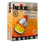 Презерватив LUXE Maxima  Контрольный Выстрел  - 1 шт. - Luxe - купить с доставкой в Нижнем Тагиле