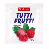 Пробник гель-смазки Tutti-frutti с малиновым вкусом - 4 гр. - Биоритм - купить с доставкой в Нижнем Тагиле