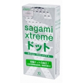 Презервативы Sagami Xtreme Type-E с точками - 10 шт. - Sagami - купить с доставкой в Нижнем Тагиле