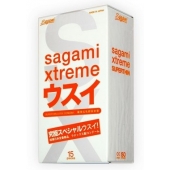 Ультратонкие презервативы Sagami Xtreme SUPERTHIN - 15 шт. - Sagami - купить с доставкой в Нижнем Тагиле