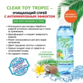 Очищающий спрей для игрушек CLEAR TOY Tropic - 100 мл. - Биоритм - купить с доставкой в Нижнем Тагиле