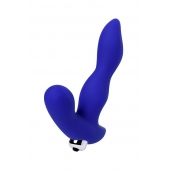 Синий силиконовый вибростимулятор простаты Stroman - 14,5 см. - ToyFa - в Нижнем Тагиле купить с доставкой