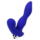 Синий силиконовый вибростимулятор простаты Stroman - 14,5 см. - ToyFa - в Нижнем Тагиле купить с доставкой