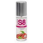Смазка на водной основе S8 Flavored Lube со вкусом вишни - 125 мл. - Stimul8 - купить с доставкой в Нижнем Тагиле