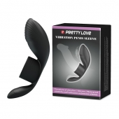 Черное кольцо на пенис с вибрацией Vibration Penis Sleeve - Baile - в Нижнем Тагиле купить с доставкой