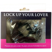 Черные меховые наручники Love с ключиками - Baile - купить с доставкой в Нижнем Тагиле