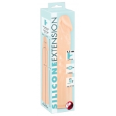 Телесная насадка-удлинитель Silicone Extension - 19 см. - Orion - в Нижнем Тагиле купить с доставкой