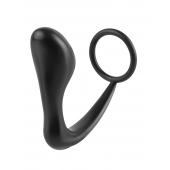 Эрекционное кольцо с анальной пробкой Ass-Gasm Cockring Plug - Pipedream - в Нижнем Тагиле купить с доставкой