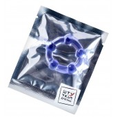 Фиолетовое эрекционное кольцо на пенис с бусинами - Штучки-дрючки - в Нижнем Тагиле купить с доставкой