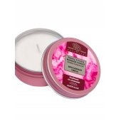 Массажная свеча  Клубника в сливках - БиоМед - купить с доставкой в Нижнем Тагиле