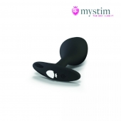 Черная пробка Mystim Rocking Vibe S с возможностью подключения к электростимулятору - 9,7 см. - MyStim - купить с доставкой в Нижнем Тагиле