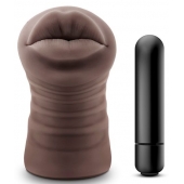 Коричневый мастурбатор-ротик Renee - Blush Novelties - в Нижнем Тагиле купить с доставкой