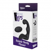 Черный вибромассажер простаты REMOTE BOOTY PLEASER - Dream Toys - в Нижнем Тагиле купить с доставкой