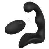 Черный вибромассажер простаты REMOTE BOOTY PLEASER - Dream Toys - в Нижнем Тагиле купить с доставкой