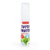 Гель-смазка Tutti-frutti со вкусом сладкой мяты - 30 гр. - Биоритм - купить с доставкой в Нижнем Тагиле