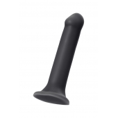Черный фаллос на присоске Silicone Bendable Dildo XL - 20 см. - Strap-on-me - купить с доставкой в Нижнем Тагиле