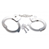 Металлические наручники Beginner s Metal Cuffs - Pipedream - купить с доставкой в Нижнем Тагиле