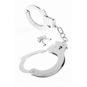Металлические серебристые наручники Designer Metal Handcuffs - Pipedream - купить с доставкой в Нижнем Тагиле