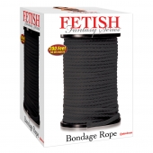 Черная веревка для связывания Bondage Rope - 60,9 м. - Pipedream - купить с доставкой в Нижнем Тагиле