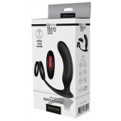 Черный массажер простаты REMOTE P-PLEASER - Dream Toys - в Нижнем Тагиле купить с доставкой