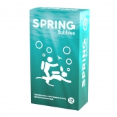 Презервативы SPRING BUBBLES с пупырышками - 12 шт. - SPRING - купить с доставкой в Нижнем Тагиле
