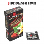 Ароматизированные презервативы DOMINO  Ароматный микс  - 6 шт. - Domino - купить с доставкой в Нижнем Тагиле