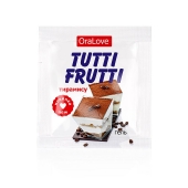 Пробник гель-смазки Tutti-frutti со вкусом тирамису - 4 гр. - Биоритм - купить с доставкой в Нижнем Тагиле