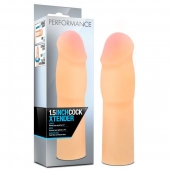 Телесная насадка-удлинитель на пенис PERFORMANCE 1.5INCH COCK XTENDER - 16 см. - Blush Novelties - в Нижнем Тагиле купить с доставкой