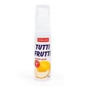 Гель-смазка Tutti-frutti со вкусом сочной дыни - 30 гр. - Биоритм - купить с доставкой в Нижнем Тагиле