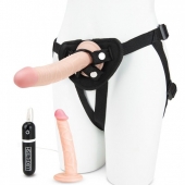 Регулируемые трусики с 2 насадками - 16 и 15 см. - Lux Fetish - купить с доставкой в Нижнем Тагиле