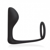 Стимулятор простаты с фиксацией эрекционным кольцом Prostate Gear - BlueLine - в Нижнем Тагиле купить с доставкой