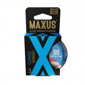 Классические презервативы в пластиковом кейсе MAXUS Classic - 3 шт. - Maxus - купить с доставкой в Нижнем Тагиле